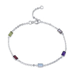 Damen Armband Roma in Silber Multicolor