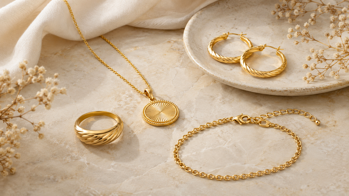 Vergoldeten Schmuck richtig pflegen