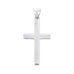 Dieser zierliche Kreuzanhänger aus 925 Sterling Silber, wahlweise silberfarben oder vergoldet, ist ein minimalistischer Halsschmuck für Damen und Herren, die ihren Glauben dezent im Alltag und zu besonderen Anlässen zeigen möchten.