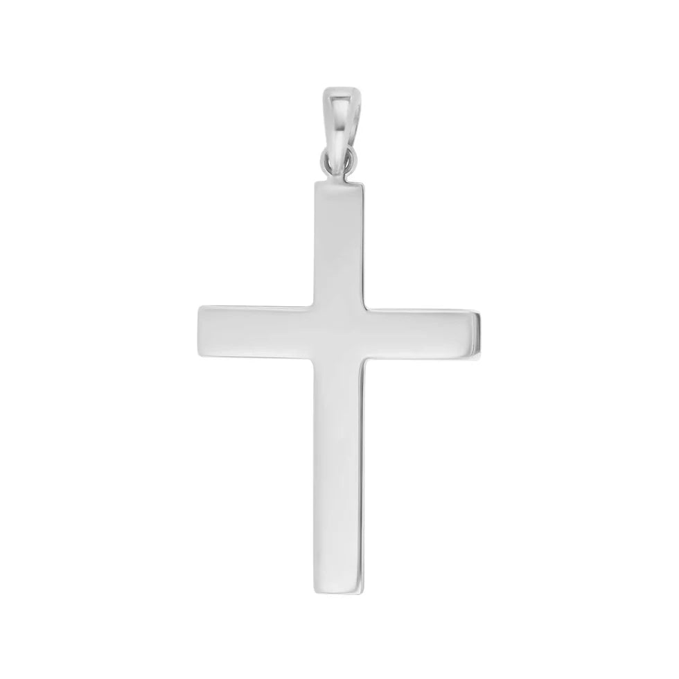 Dieser zierliche Kreuzanhänger aus 925 Sterling Silber, wahlweise silberfarben oder vergoldet, ist ein minimalistischer Halsschmuck für Damen und Herren, die ihren Glauben dezent im Alltag und zu besonderen Anlässen zeigen möchten.