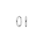 Diese minimalistischen Creolen aus Titan in Silber oder vergoldet überzeugen mit glatter Oberfläche, leichtem Tragegefühl und sicherem Klickverschluss – ideal für Damen und Herren im Alltag.
