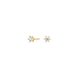 Diese feinen Damen-Ohrstecker aus 925 Sterling Silber mit funkelndem Zirkonia in filigraner Sternfassung sind ein eleganter Schmuckklassiker für stilbewusste Frauen.