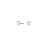 Diese feinen Damen-Ohrstecker aus 925 Sterling Silber mit funkelndem Zirkonia in filigraner Sternfassung sind ein eleganter Schmuckklassiker für stilbewusste Frauen.