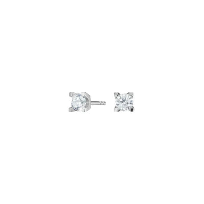 Die Ohrstecker aus 925 Sterling Silber mit quadratisch gefasstem Zirkonia-Stein sind ein elegantes Schmuckstück für Damen, das zeitlosen Stil und dezenten Glanz vereint.