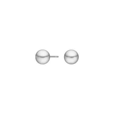 Die schlichten Ohrstecker aus 925 Sterling Silber mit polierter Kugelform sind ein zeitloses Schmuckstück für Damen, die minimalistischen Alltagsschmuck bevorzugen.