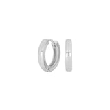 Schlichte Creolen-Ohrringe aus 925 Sterling Silber, wahlweise vergoldet, in glänzendem Minimal-Design für Damen und Teens – ideal für Alltag und elegante Anlässe.
