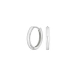 Schlichte Creolen-Ohrringe aus 925 Sterling Silber, wahlweise vergoldet, in glänzendem Minimal-Design für Damen und Teens – ideal für Alltag und elegante Anlässe.