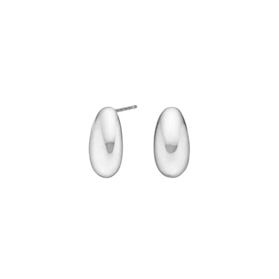 Abgebildet sind elegante Ohrstecker aus 925 Sterling Silber in modernem Tropfen-Design, die sich ideal für stilbewusste Frauen und den täglichen Gebrauch eignen.