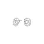 Diese eleganten Damen-Ohrstecker aus 925 Sterling Silber, wahlweise vergoldet, zeigen ein funkelndes Spiral-Design mit Zirkonia und sind ideal für stilbewusste Frauen.