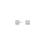 Elegante Damen-Ohrstecker aus 925 Sterling Silber mit funkelnden Zirkonia in Blütenform, ideal für stilbewusste Frauen im Alltag und zu besonderen Anlässen.