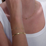 Armband - 925er Silber - Flat 52