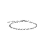 Feines Herrenarmband aus hochwertigem Edelstahl in Silber und Gold mit klassischer Ankerkette und verstellbarer Länge für stilbewusste Herren.