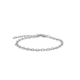 Feines Herrenarmband aus hochwertigem Edelstahl in Silber und Gold mit klassischer Ankerkette und verstellbarer Länge für stilbewusste Herren.