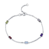 Damen Armband Roma in Silber Multicolor