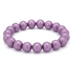 3D Wonderperlen Armband in schimmerndem Lila mit glänzenden, runden Perlen auf elastischem Band – modern, elegant und vielseitig tragbar.