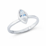 Damenring aus 925er Sterlingsilber mit Peridot