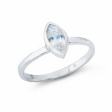 Damenring aus 925er Sterlingsilber mit Peridot