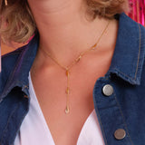 Halskette - 925er Silber - Leaves